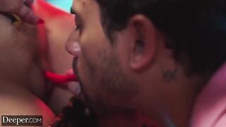 Maitland Ward, the unstoppable star, teaches a lesson to a rude client in this intense DEEPER scene