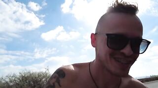 They thought we were bloggers and gave us themselves on the beach