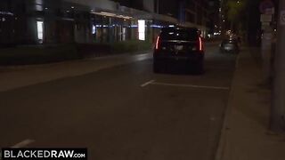 Two sexy redheads fucked by a huge black cock in an intense threesome