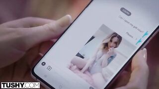 Petite blonde slut gets her ass gapped by horny old man