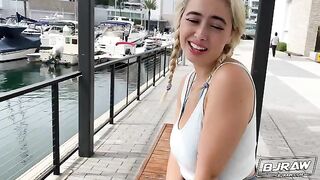 A blonde beauty, Chloe Surreal, got her pussy filled with a big load