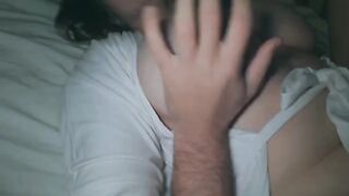 My chubby wife gets banged hard at night. I love her ass