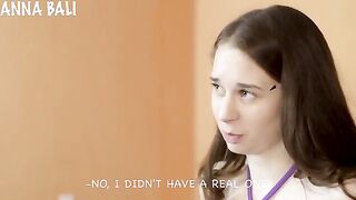 A tiny beautiful girl has sex with her stepfather for the first time