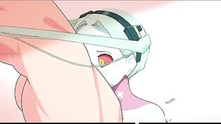 Cyberpunk Edgerunners hentai animation compilation 2, featuring Rebecca and Lucy in steamy scenes