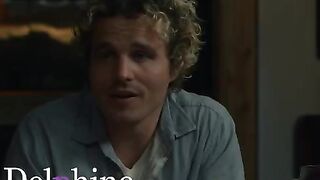Petit teen Maya Woulfe, a kitchen table threesome enthusiast