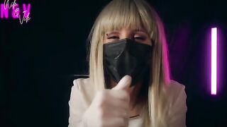 Crazy nurse in sex uniform will make you cum twice