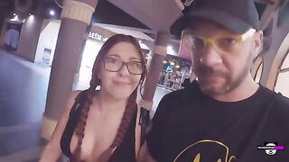 Woman almost like a wife fucked in public bathroom