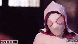 Spiderman fucked Gwen Stacy’s wet pussy in a hot scene