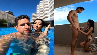 An Argentine slut is picked up at the pool and fucked hard