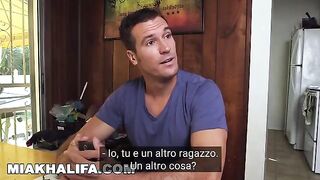 Mia Kahlfia does not force her boyfriend to have a threesome, so she has sex