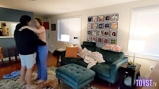 A nurse is getting fucked after her shift by a hidden camera