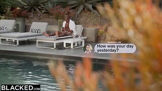 4 hot blondes give Antons BBC the deluxe service in an unforgettable interracial orgy
