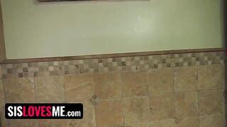 Natalie Porkman, the sexy step sister with a juicy ass, got caught in a compromising situation