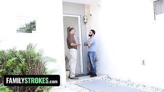 Little slut Claire Black seduced and fucked by step uncle