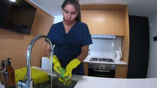 I discovered the maid's secret, and she paid me with her body