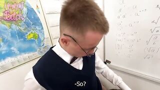 The hottest teacher's day ever, full of raw passion