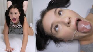 College teen Matty Mila Perez gets fucked hard by her landlord in a rough session