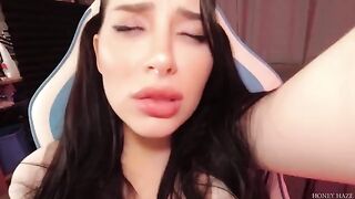 A young gamer girl gets fucked by her stepbrother hard