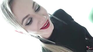 She’s ready to crash into him, but first she gives a blowjob