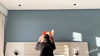 He gently licked her pussy and then stuck his big dick