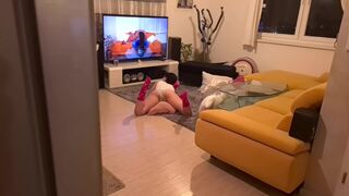 Guy caught his stepsister watching porn and got intimate