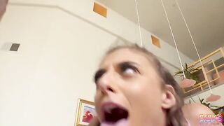 Brunette beauty Gia Derza gets her holes filled with two cocks in this hot video