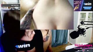 A streamer girl skinloverss got banged during a donation stream