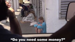 Busty babes get fucked by Bang Bus for cash