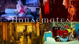 Hot threesome with bi-sexual artists and a passionate stud
