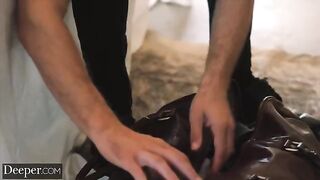 The beautiful story of a girl who likes to be a slave in deeper