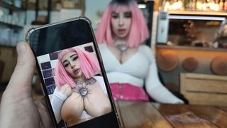 A waitress gets tired of waiting for an order and fucks a client