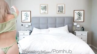 Blonde pussy fucked on St. Patrick's Day by Passion-HD