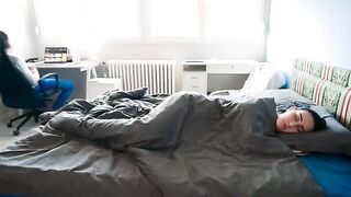 A stepson fucked his stepmom in the presence of his dad