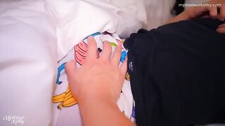 The stepdaughter was screwing with her stepdad in the middle of the night