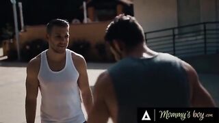 A guy wants to share his hot stepmom with his friends in a thrilling DP scene