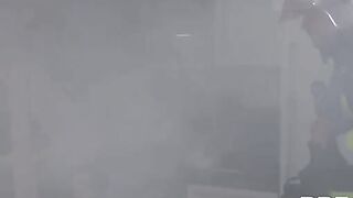 Monika Fox gets fucked by firemen in hardcore scene