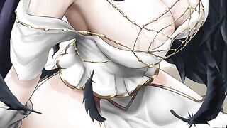 Overlord Albedo’s edge play and femdom action in a JOI challenge
