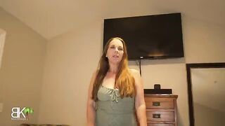 My stepmom has a big ass and she shared my bed, which was not comfortable at all