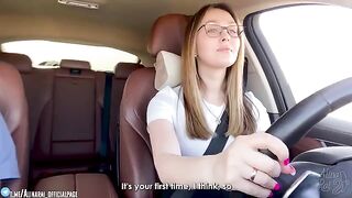The more, the better: a hot stepmom gets wild in the car