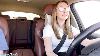 The more, the better: a hot stepmom gets wild in the car