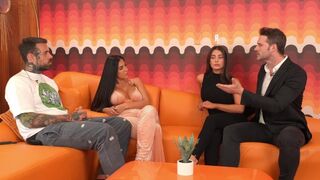 Tru Kait gets her Latina ass plugged by two cocks in a wild scene