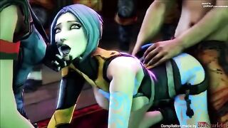 Complete Borderlands Animated porn with RedScarlet28’s signature style