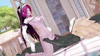 Rosaria's huge chest is a popular spot for Hillachurl to focus on