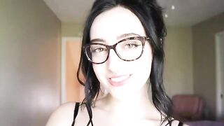 The girl is reading a funny book and she doesn’t want to cum