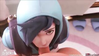 Overwatch Tracer 2021 compilation with sound - RedScarlet28's hottest work