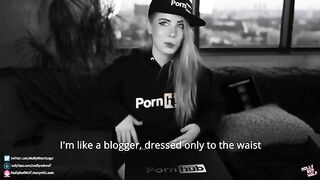 500K! Pornhub presents Unboxing and Oral Creampie action!