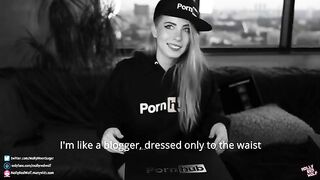 500K! Pornhub presents Unboxing and Oral Creampie action!