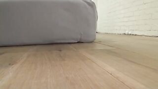 A young and sexy 19-year-old with a dreamy body is being taken hard