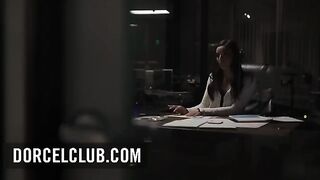 The hot secretary Emily Willis is fucking with her boss