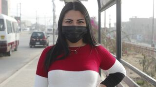A huge ass Venezuelan tries sex with a stranger in Lima
